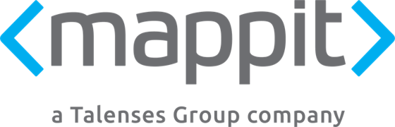 Logo da Mappit, a Talenses Group company